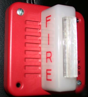 Fos 5337L-u-14-12-dc surface signal strobe red 