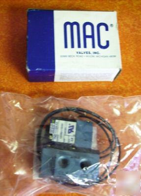 Mac air valve 912A-pm-111BA 25 to 150 psi 120 vac 