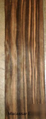 Maccasar ebony veneer - 18 pcs / 7 sq ft 