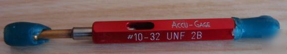 New accu-gage # 10-32 unf 2B gopd.1697 hipd.1736 