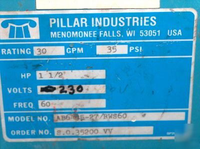 Pillar chiller 1 1/2 hp heat exchanger bronce & cooper