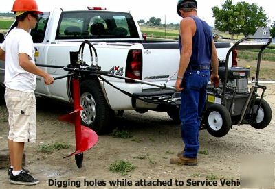 SK500 backsaver post hole digger - post driver kit#10