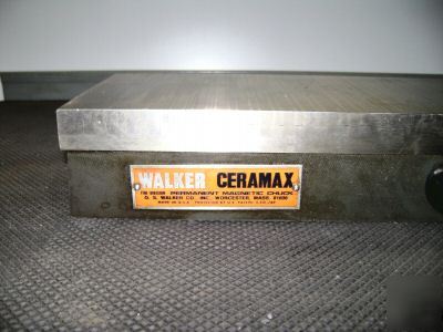 Walker ceramix magnetic chuck surface grinder edm 6X18 