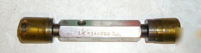 1 1/8-14 ns 2BTHREAD gage plug go/not go left hand