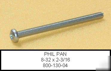 20 machine screws 8-32 x 2-3/16