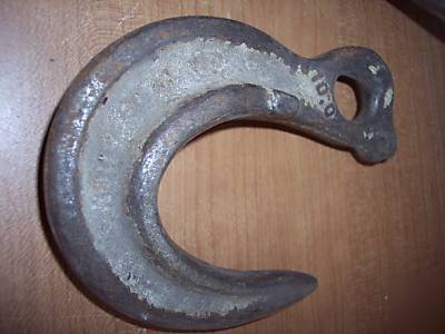 7 pc industrial lift clevis hook lot grab & slip 5/16+