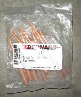 Bernard 243 contact tip elliptical .035
