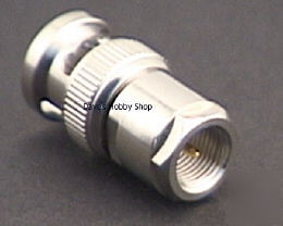 Coax adapter bnc male to fme male