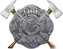 Firefighter decal reflective 6