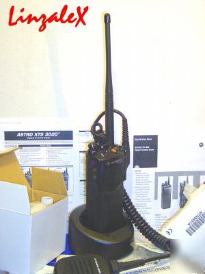 Motorola XTS3000 xts-3000 vhf 136-174 mhz radio pkg 