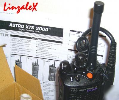 Motorola XTS3000 xts-3000 vhf 136-174 mhz radio pkg 