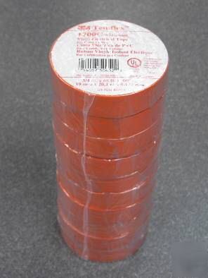 3M temflex 1700C orange vinyl electrical tape