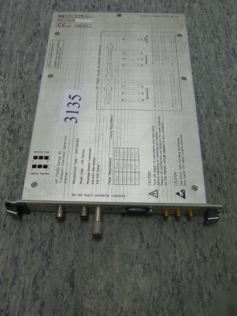 Agilent / hp E1671A sonet / sdh transport oh generator