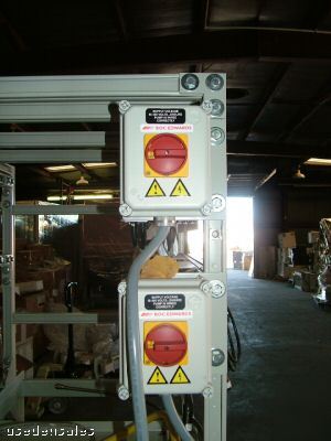 Boc edwards IQDP80 - QMB250 dual vacuum pump rack stand