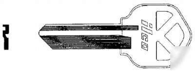 Jet hdwe mfg key blanks bulk box KW1 kwikset 250 pk