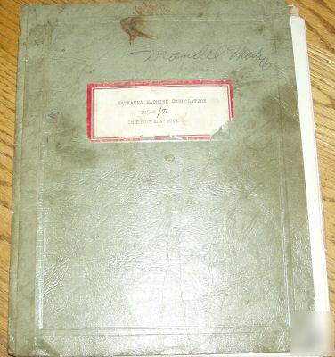 Kaukauna 125-u machine operation parts manual