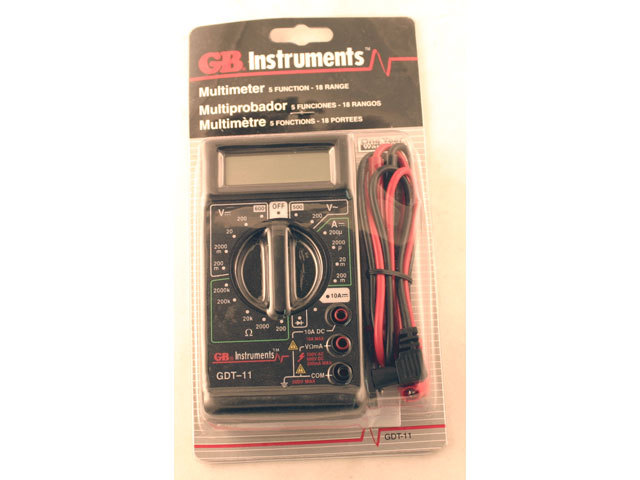 Multimeter 5 function - 18 range by gb instruments