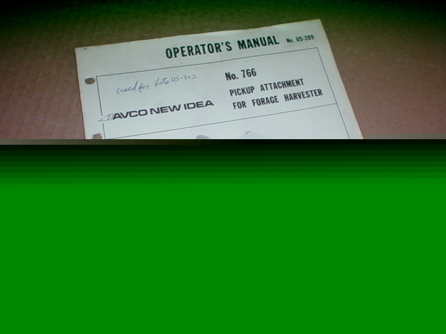 New idea 766 uni-system pick up operator manual