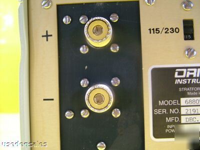 Oriel uv lamp system power supply 68805