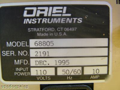 Oriel uv lamp system power supply 68805