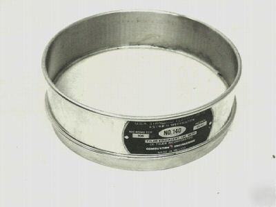 Test sieve - ss - #140 - tyler/combustion eng./fisher