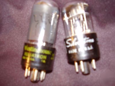 Radio tubes and accessories tubes 6V6-6H6-total 2
