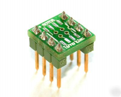 Surface mount converter soic 8 smt smd to dil 8 adapter