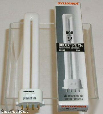 5 sylvania dulux s/e 20284 cfl 13W fluorescent bulbs