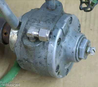 Fawcett 103A pneumatic motor w/air drive & chuck nice 