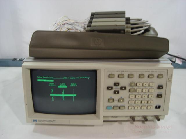 Hp 1631D logic analyzer w/ 10271A 1072A probes