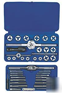 Irwin tap & die set - fractional #4 to 1/2