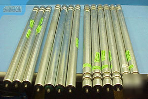 Lot of 13 assorted conveyor rollers 1-7/8