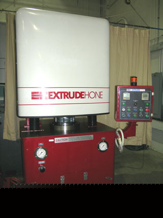  6/6 vector extrude hone, abrasive flow hone, 100 hours