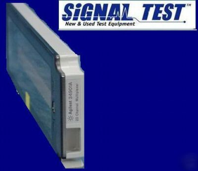 Agilent 34901A 20 ch armature module demo unit used