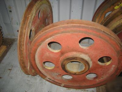 Bridge crane bottom block sheave 27 3/4 d 7/8 wire rope