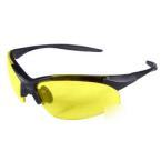 Infinity black frame/ amber lens safety glasses