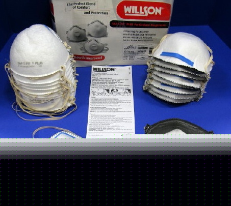 New willson N1115 xl particulate respirators box of 20