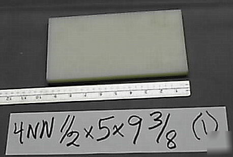 Nylon unfilled natural 0.5 X5 X9.375