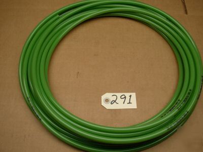 Polyurethane tubing smc green 3/8 od x .255 id