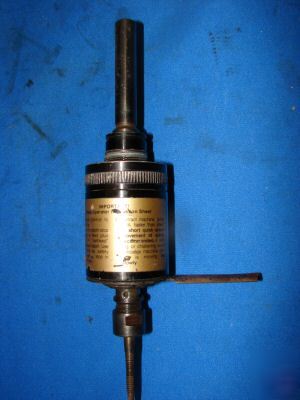 Tapmatic 30X reversible tap /mill drill lathe