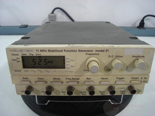 Wavetek 21 11 mhz stabilized function generator