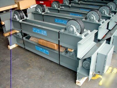  tank turning rolls ,driver & idler, 20,000 lb capacity