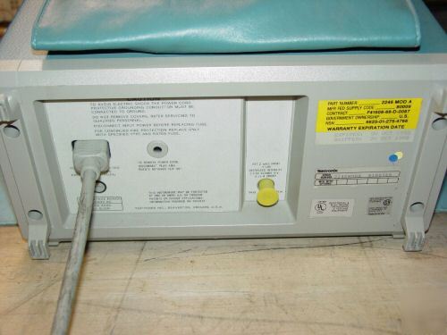 Tektronix 2246 100 mhz oscilloscope clean w/ P6131