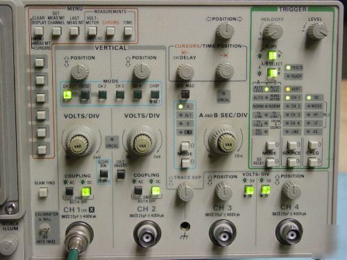 Tektronix 2246 100 mhz oscilloscope clean w/ P6131