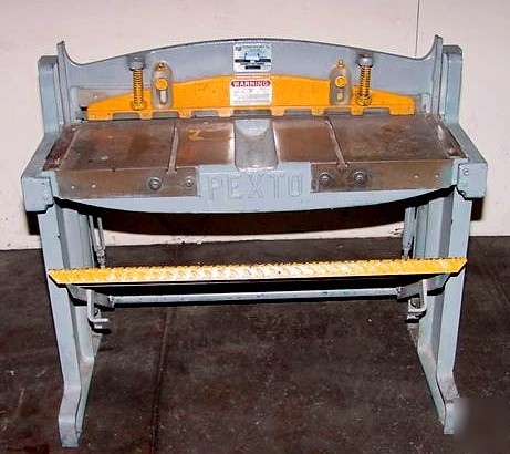 16GA sheet metal shear, pexto 137L 