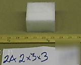 Acetal delrin virgin white 2 X3 X3