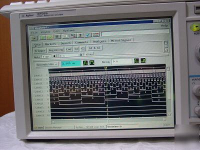Agilent 16702B /003 logic analyzer main frame 