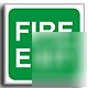 Fire exit sign-semi rigid-150X150MM(sa-016-rc)