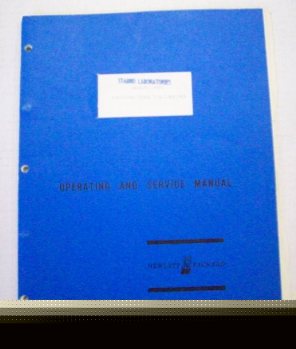 Hp model 400C operating and service manual - $5 ship 