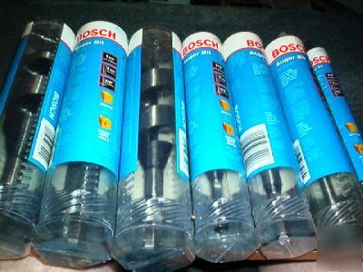 New 10PC lot ~bosch~ wood auger bits 7/8